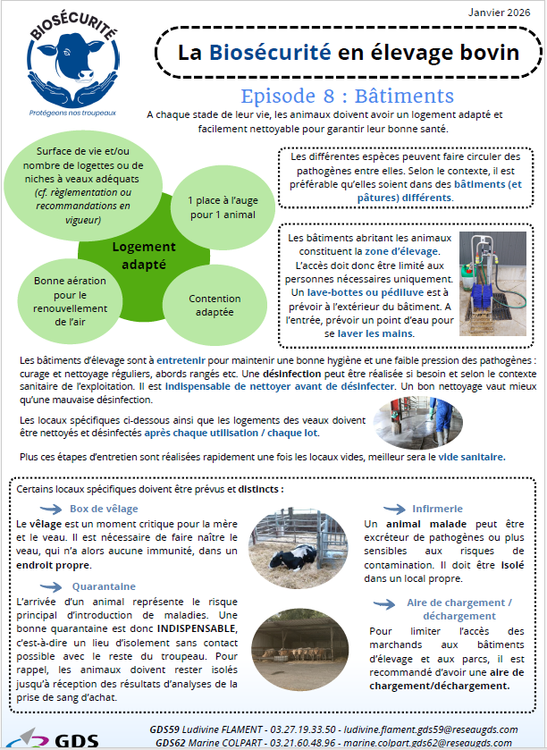 Saga Biosécurité épisode 8 : bâtiment